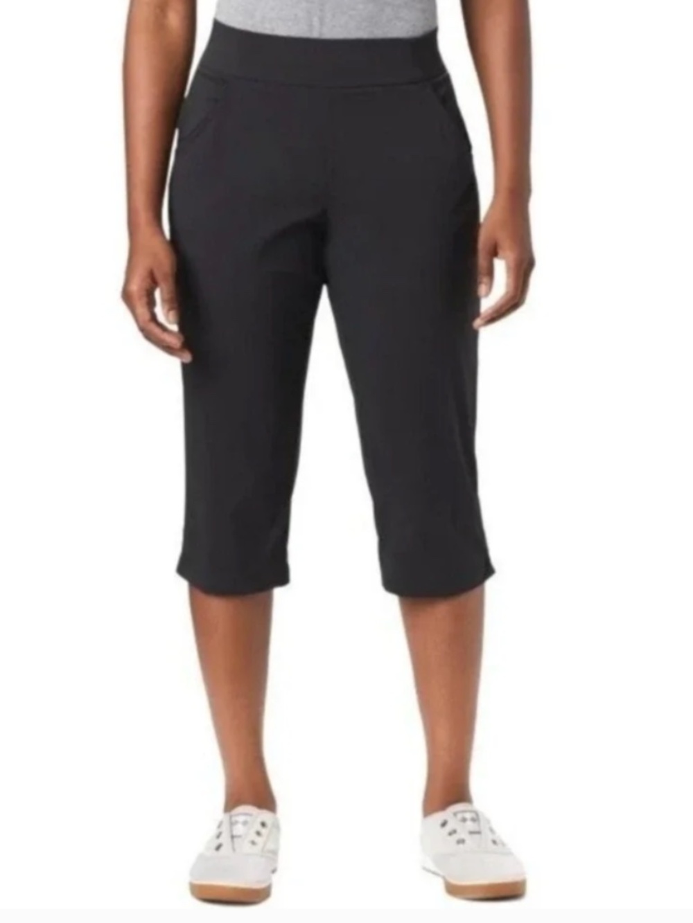 Columbia Capri Pants Active Fit Pull On Omni-Shade Black XXL NWT‎